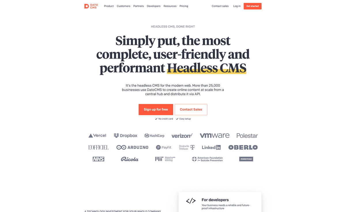 DatoCMS Headless CMS for Vendure Headless Ecommerce