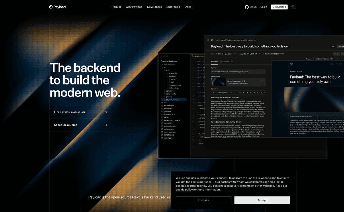 Payload Headless CMS for Vendure Headless Ecommerce