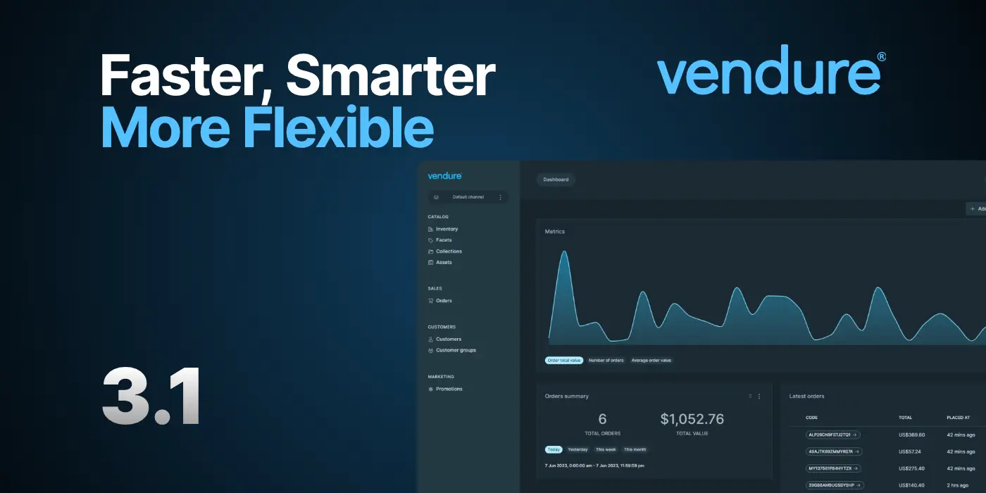 Announcing Vendure v3.1