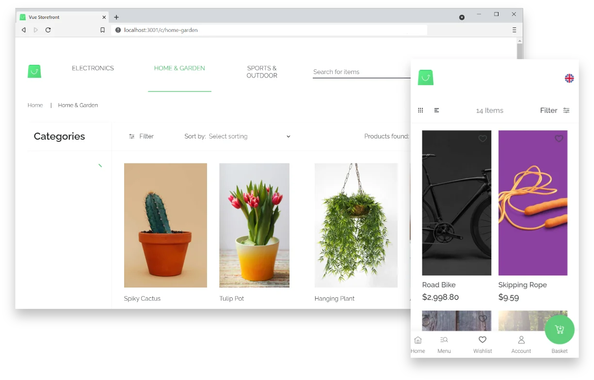 Vendure & Vue Storefront Integration v1.0