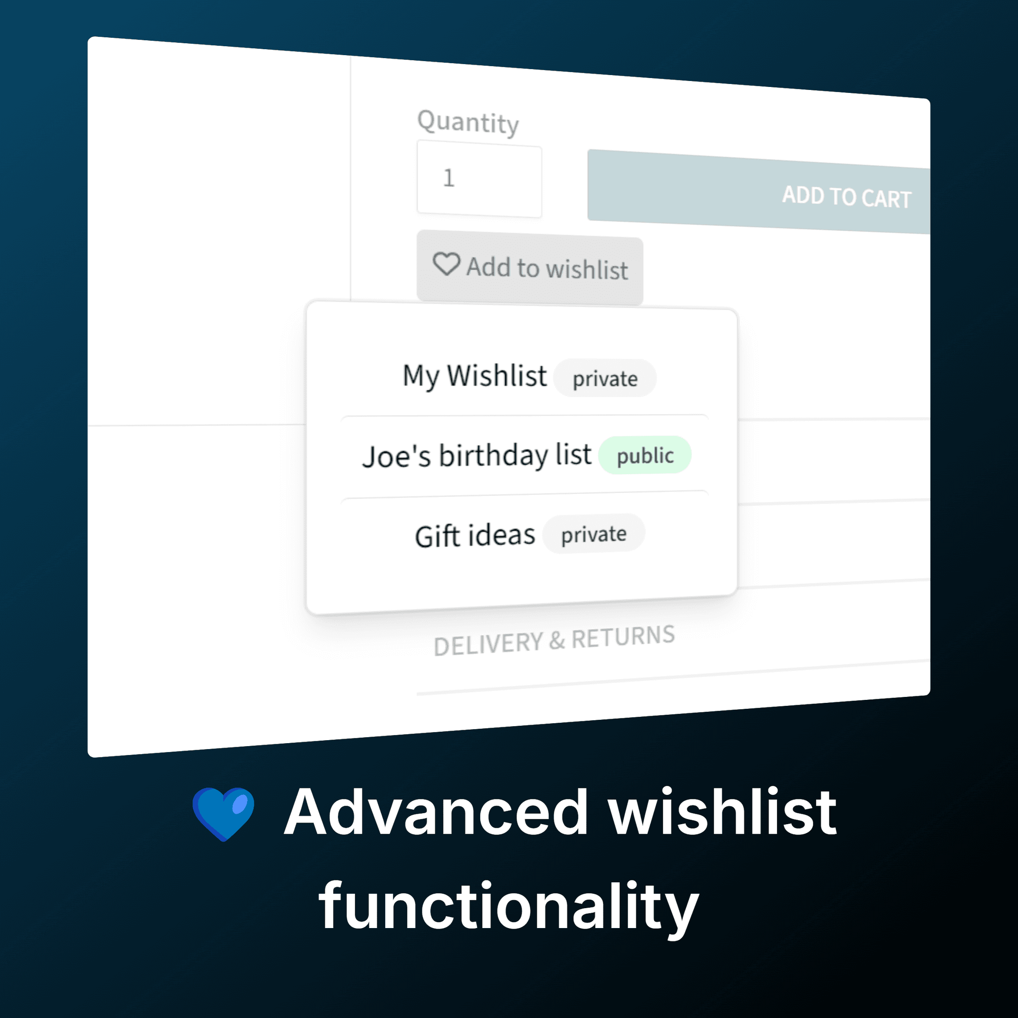 Vendure Wishlist Plugin