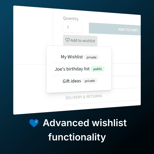 Vendure Wishlist Plugin