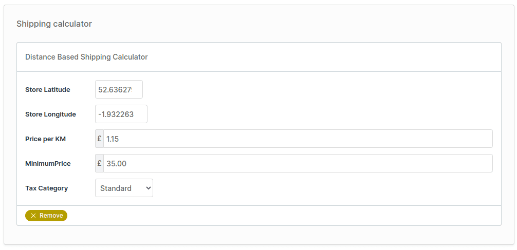 Shipping Extensions