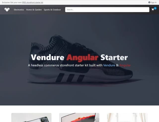 Angular Storefront