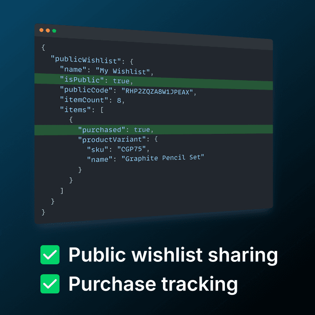 Vendure Wishlist Plugin