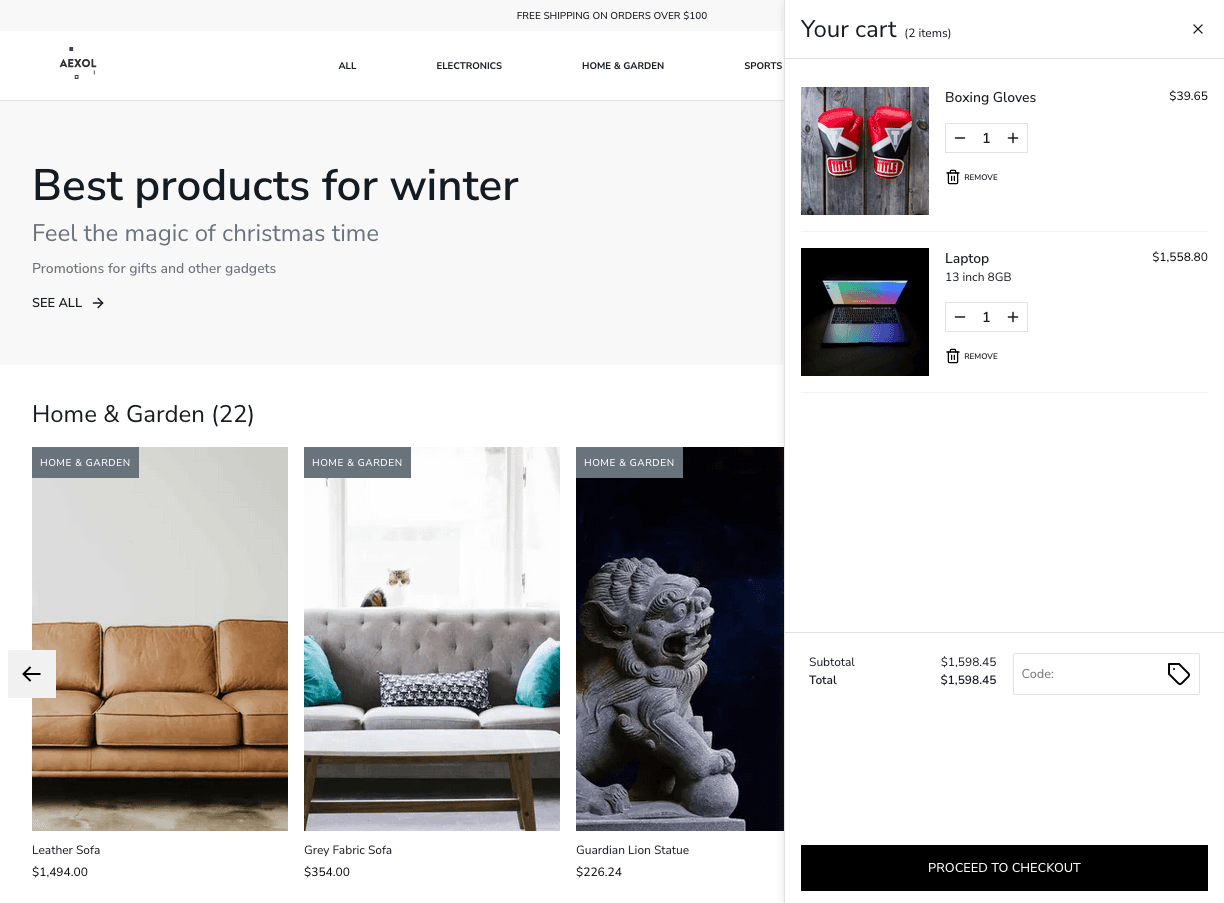 Next.js Storefront