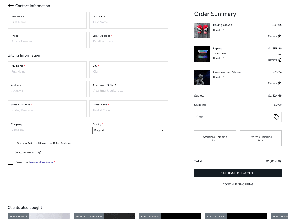 Next.js Storefront
