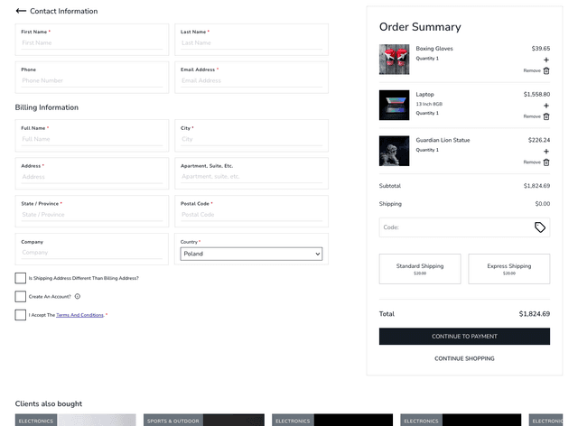 Next.js Storefront