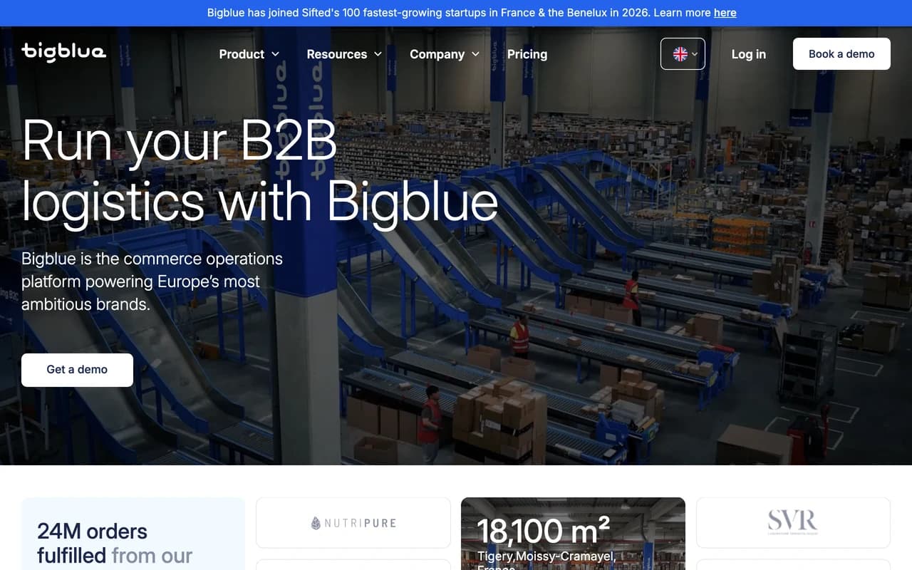 Bigblue homepage