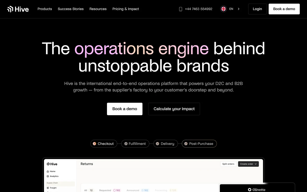 Hive homepage