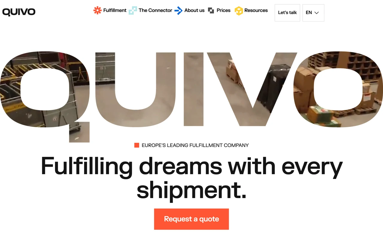 Quivo homepage