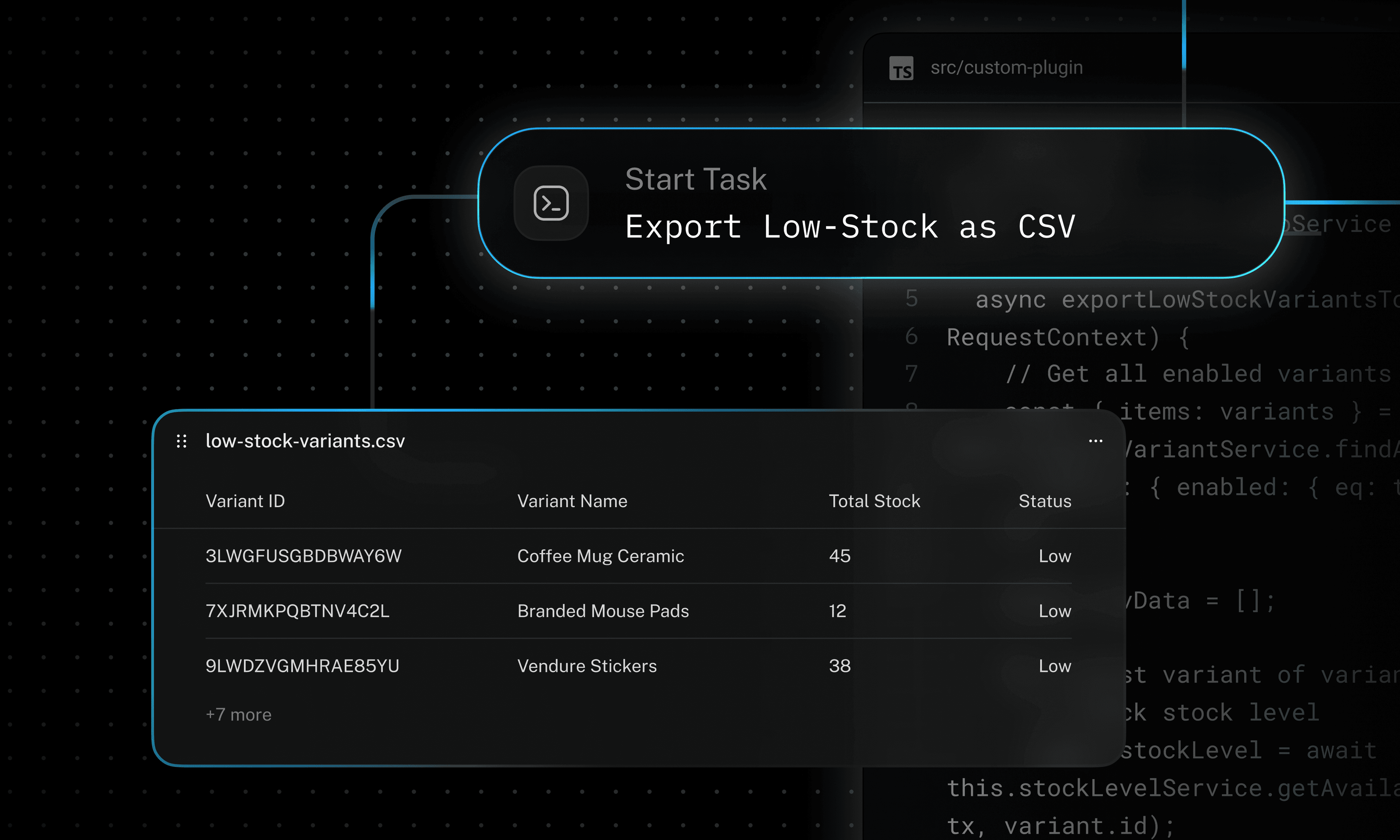 Feature Recipe: Exporting E-Commerce Data in CSV Format