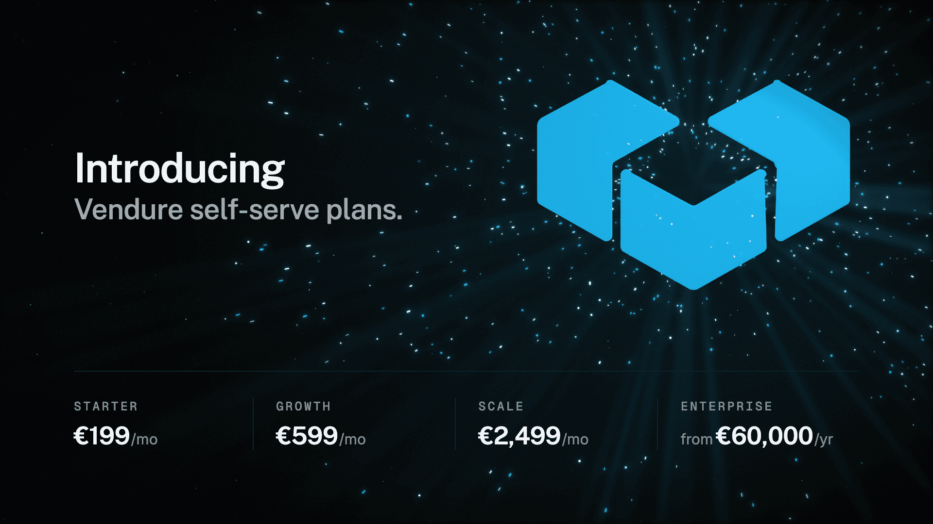 Introducing Vendure plans: Starter, Growth, Scale and Enterprise